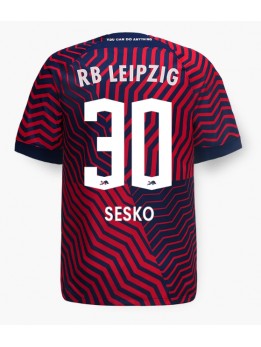 Moški Nogometna dresi replika RB Leipzig Benjamin Sesko #30 Gostujoči 2023-24 Kratek rokav